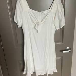 White graduation dress